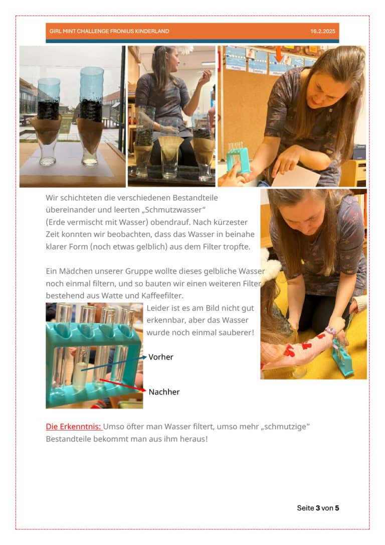 Girl mint challenge fronius kinderland